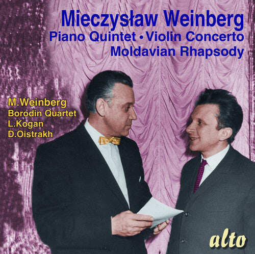 Mieczyslaw Weinberg: Weinberg Plays Weinberg: Piano Quintet /Moldavian Rhapsody / VC CON  { CD }