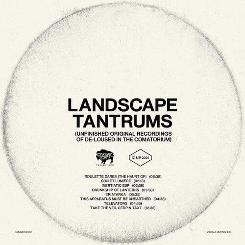 The Mars Volta: Landscape Tantrums: Unfinished Original Recordings Of De-Loused In The Comatorium - Clear Vinyl / RECORD