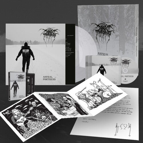 Darkthrone: Astral Fortress - Peaceville Store Exclusive Deluxe Edition, 140gm Clear Vinyl/CD/Cassette/A4 Letter/Art Prints - VINYL