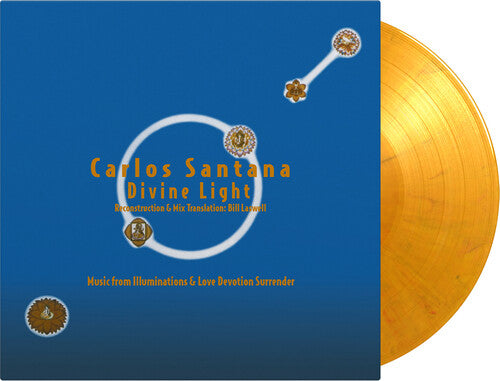 Carlos Santana: Divine Light: Reconstruction & Mix Translation By Bill Laswell - Limited Gatefold 180-Gram Yellow, Red & Black Marble Colored Vinyl / RECORD