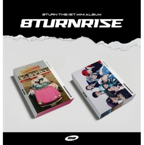 8Turn: 8Turnrise - Random Cover - incl. 84pg Booklet, 64pf Selfie Book, 2 Photocards, Sticker, Mini-Poster, 8 Film Photos, ID Picture + Lyric Paper - CD