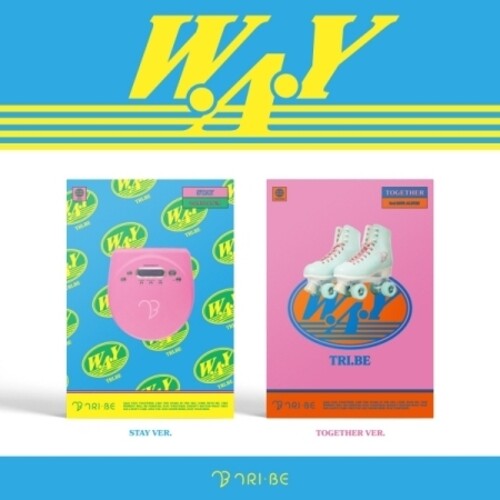 Tri.Be: W.A.Y - Random Cover - 92pg Photobook, 8pg Bonus Book, Tag, 2 x Film Photo, 2 x Photo Cards + Folded Poster - CD