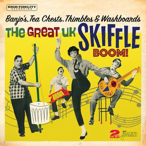 Banjos Tea Chests Thimbles & Washboards: Great UK: Banjos, Tea Chests, Thimbles & Washboards: The Great UK Skiffle Boom! / Various  { CD }