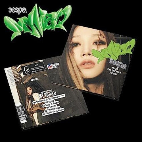 Aespa: MY WORLD - The 3rd Mini Album - POSTER Ver. [GISELLE Cover] - CD