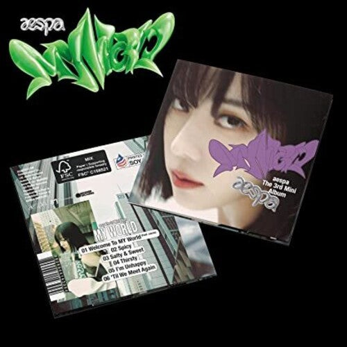 Aespa: MY WORLD - The 3rd Mini Album - POSTER Ver. [WINTER Cover] - CD