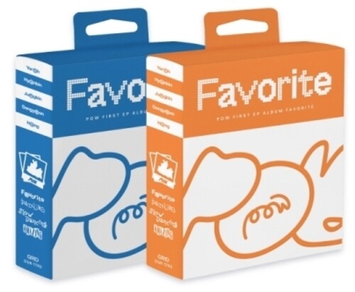 Pow: Favorite - incl. Photo Sleeve, Photo Sticker, Text Book, Selfie Photocard, ID Card, Folded Poster + Sticker Pack - CD