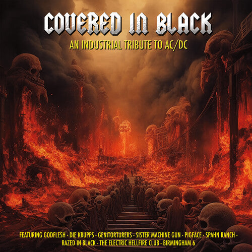 Various Artists: Covered In Black: An Industrial Tribute To AC/DC (Various Artists) - VINYL LP