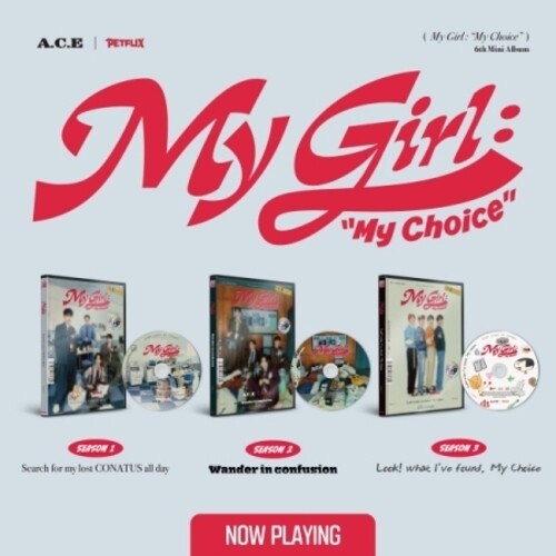 A.C.E: My Girl : My Choice - incl. 120pg Photobook, Mini-Game, 4 Paper Dolls, 4-Cut Photo, Sticker + 2 Photocards - CD