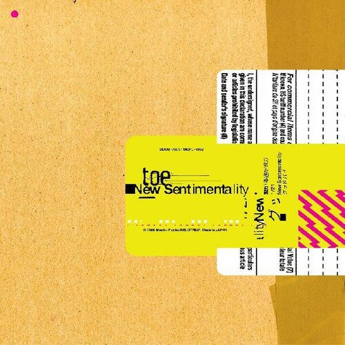 Toe: New Sentimentality / RECORD