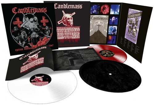 Candlemass: Tritonus Nights - 3LP Red, White & Black Etched Vinyl Boxset / RECORD