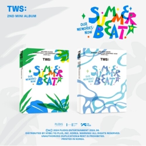 TWS: Summer Beat! - Random Cover - incl. 116pg Photobook, Zipper Pouch, Paper Sachet, Message, Sticker Pack, Slide Film, Photocard + Frame - CD