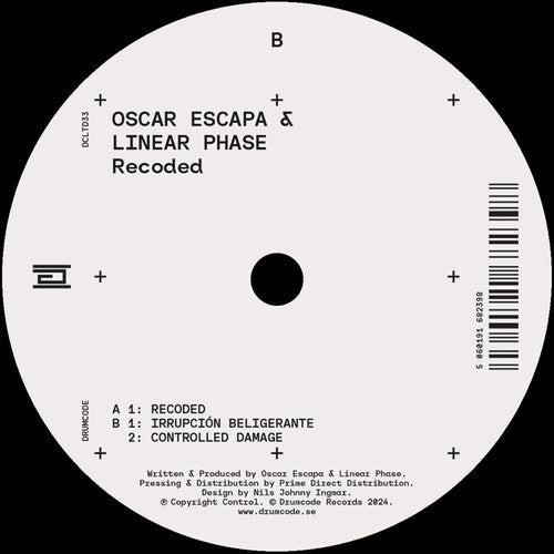 Oscar Escapa: Recoded - 12-INCH SINGLE