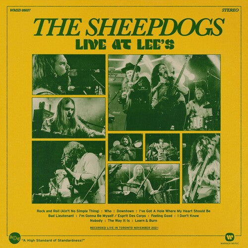 The Sheepdogs: Live At Lees - Translucent Green Colored Vinyl / RECORD
