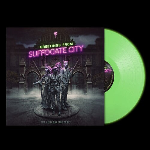 The Funeral Portrait: Greetings From Suffocate City - Neon Green / RECORD