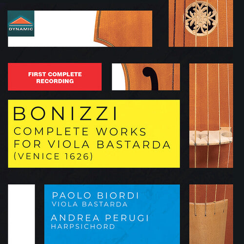 Paolo Biordi: Bonizzi: Complete Works for Viola Bastarda (Venice, 1626)  { CD }