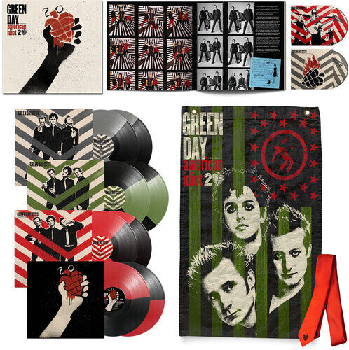 Green Day: American Idiot (20th Anniversary Deluxe Edition) [Split-Color 8LP + 2 Blu-ray] / RECORD