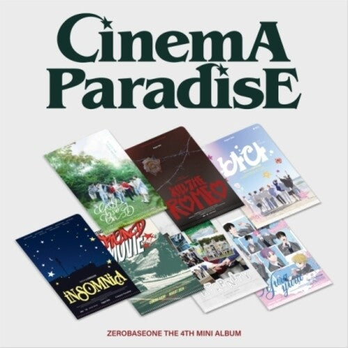 Zerobaseone: Cinema Paradise - Zerose - Random Cover - incl. Postcard Book, Postcard, Photocard, Unit Photocard + 3 Stickers - CD