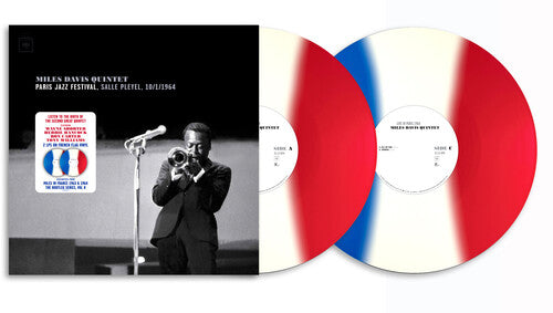 Miles Davis: Paris Jazz Festival, Salle Pleyel 10/1/1964 (2 LP) (140g Vinyl/ Blue, White & Red French Flag Inspired Vinyl) / RECORD