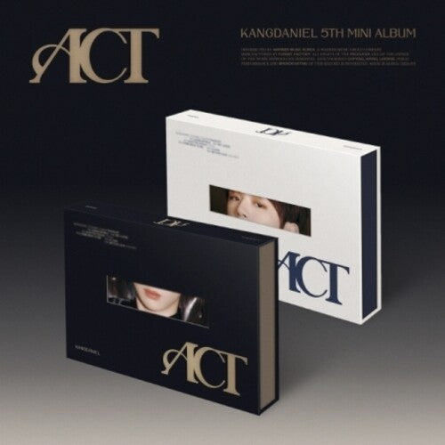 Kang Daniel: Act - Random Cover - incl. 72pg Photobook, Selfie Photocard, Film Photo, Sticker + Bookmark - CD