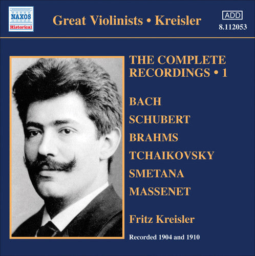 Fritz Kreisler: Integrale Des Enregistrements Vol. 1  { CD }