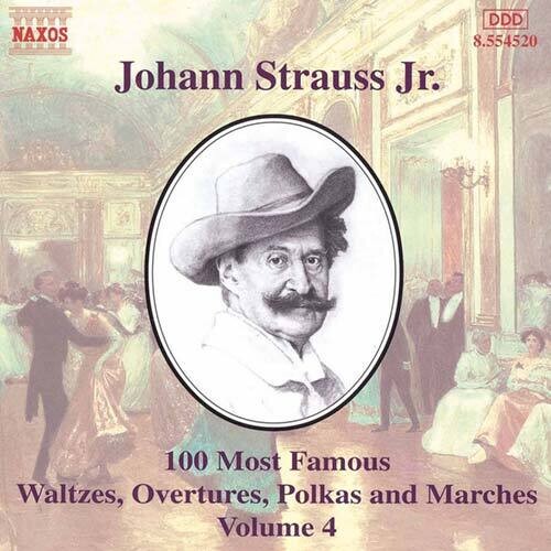Strauss, J.Jr.: 100 Most Famous Waltzes/Ovt/Po  { CD }