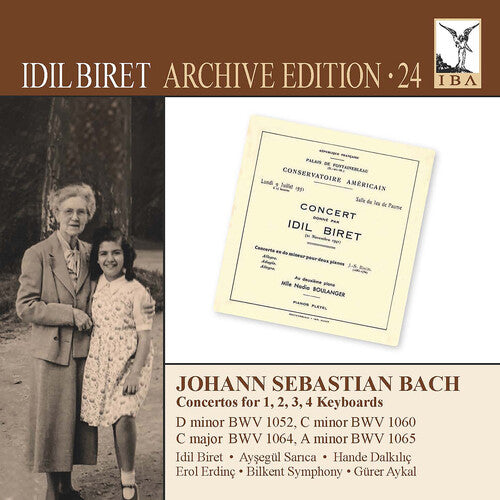 Idil Biret: J.S. Bach: Concertos for 1, 2, 3, 4 Keyboards - Idil Biret Archive Edition, Vol. 24  { CD }