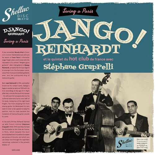 Django Reinhardt: Et Le Quintet Du Hot Club De France Avec Stephane Grapelli / RECORD