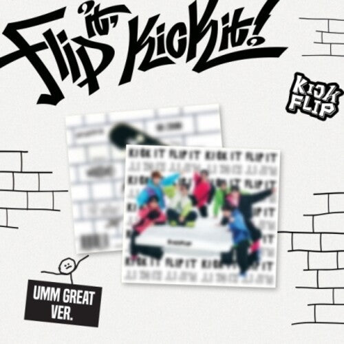 Kickflip: Flip It, Kick It! - Umm Great Version - incl. 20pg Photobook, Sticker, Folded Poster + Photocard - CD