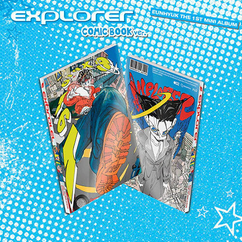 Eunhyuk: Explorer - Comic Book Version - incl. 88pg Booklet, Character Stand, 2 Postcards, Lenticular Card, 2 Photocards + Folded Poster - CD