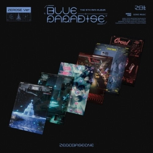 Zerobaseone: Blue Paradise - Zerose Random Cover Version - incl. Postcard Book, Postscard, Photocard, Sticker + Character Card - CD