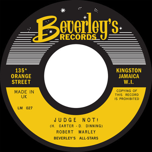 Robert Marley: Judge Not / Do You Still Love Me? - 7-INCH SINGLE