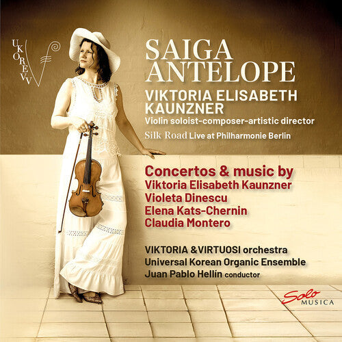 Viktoria & Virtuosi: Saiga Antelope - Concertos for violin & orchestra  { CD }