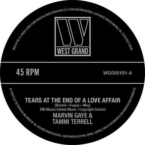 Gaye, Marvin / Terrell, Tami: Tears At The End Of A Love Affair - 7-INCH SINGLE