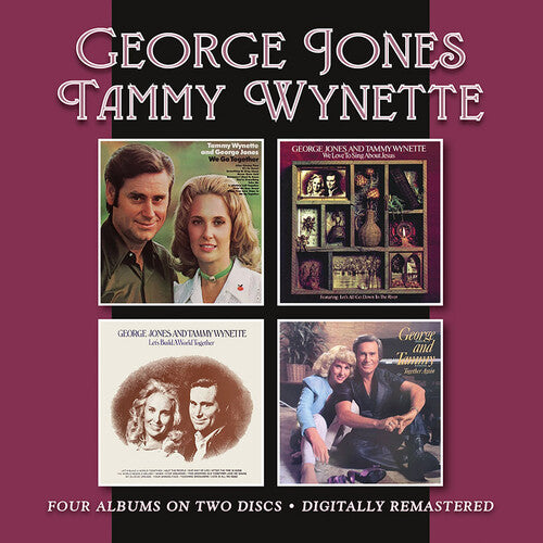 Jones, George / Wynette, Tammy: We Go Together / We Love To Sing About Jesus / Let's Build A World Together / Together Again  { CD }