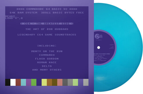 Rob Hubbard: C64 Greatest Sids: The Art Of Rob Hubbard - Limited To 100 Handnumbered Edition (Turquoise Vinyl) - VINYL