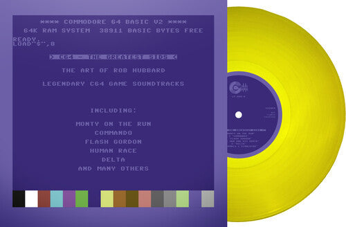 Rob Hubbard: C64 Greatest Sids: The Art Of Rob Hubbard - Limited To 100 Handnumbered Edition (Yellow Vinyl) - VINYL