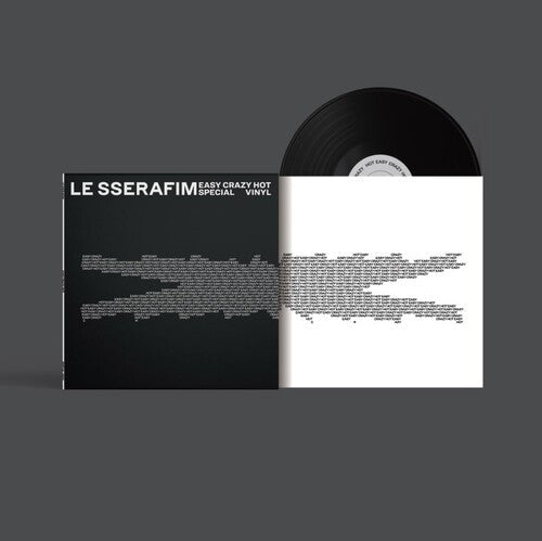 Le Sserafim: 'EASY-CRAZY-HOT' SPECIAL VINYL [CARBON BLACK] / RECORD
