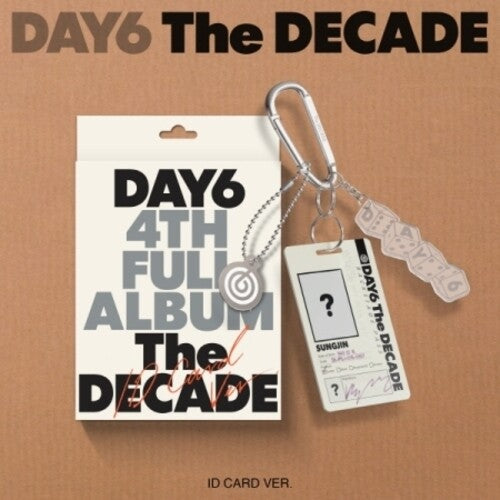Day6: The Decade - ID Card Version - incl. Carabiner, Logo Keyring, Dice Keyring, Lyrics Photobook, 2 Photocards + Folding Poster - CD