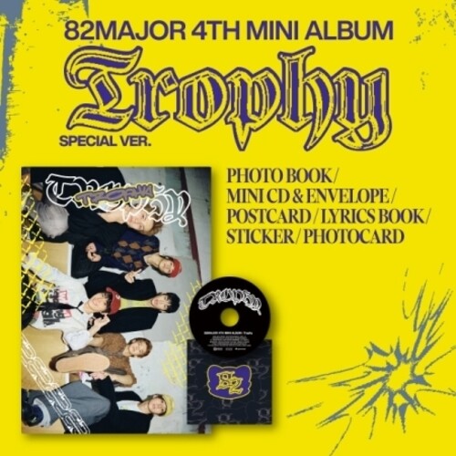 82Major: Trophy - Special Version - incl. Photobook, 4 Stickers, Postcard, Lyric Paper + 2 Selfie Photocards - CD
