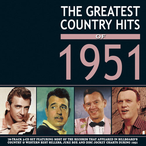 Various Artists: The Greatest Country Hits Of 1951 (Various Artists) - CD