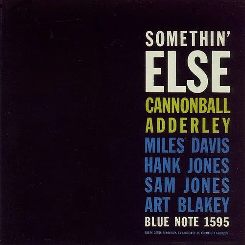 Cannonball Adderley: Somethin' Else - Limited 180-Gram Crystal Clear Vinyl with Bonus Tracks / RECORD