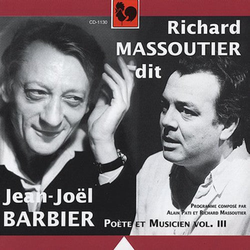 Richard Massoutier: Hommage to Jean-Joel Barbier Poet & Musician 3  { CD }