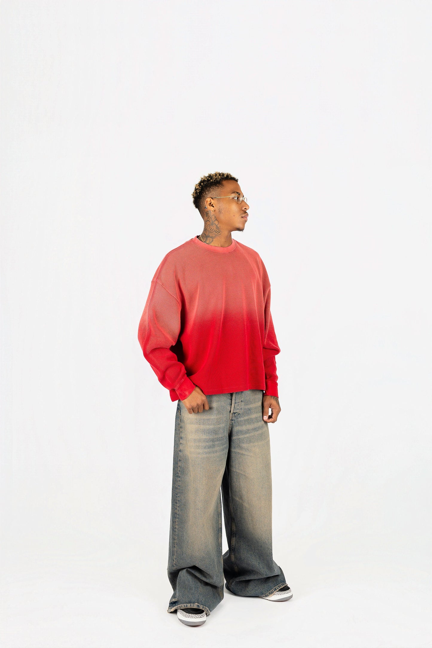 Sun-Dried Baby Waffle Knit Long Sleeve